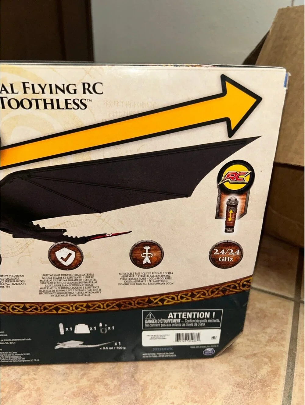 How to Train Your Dragon Real Flying RC Toothless Walmart Exclusive New